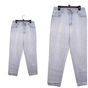 Vintage 90s Bill Blass Jeans High Rise Light Wash Easy Fit 100% Cotton Size 12